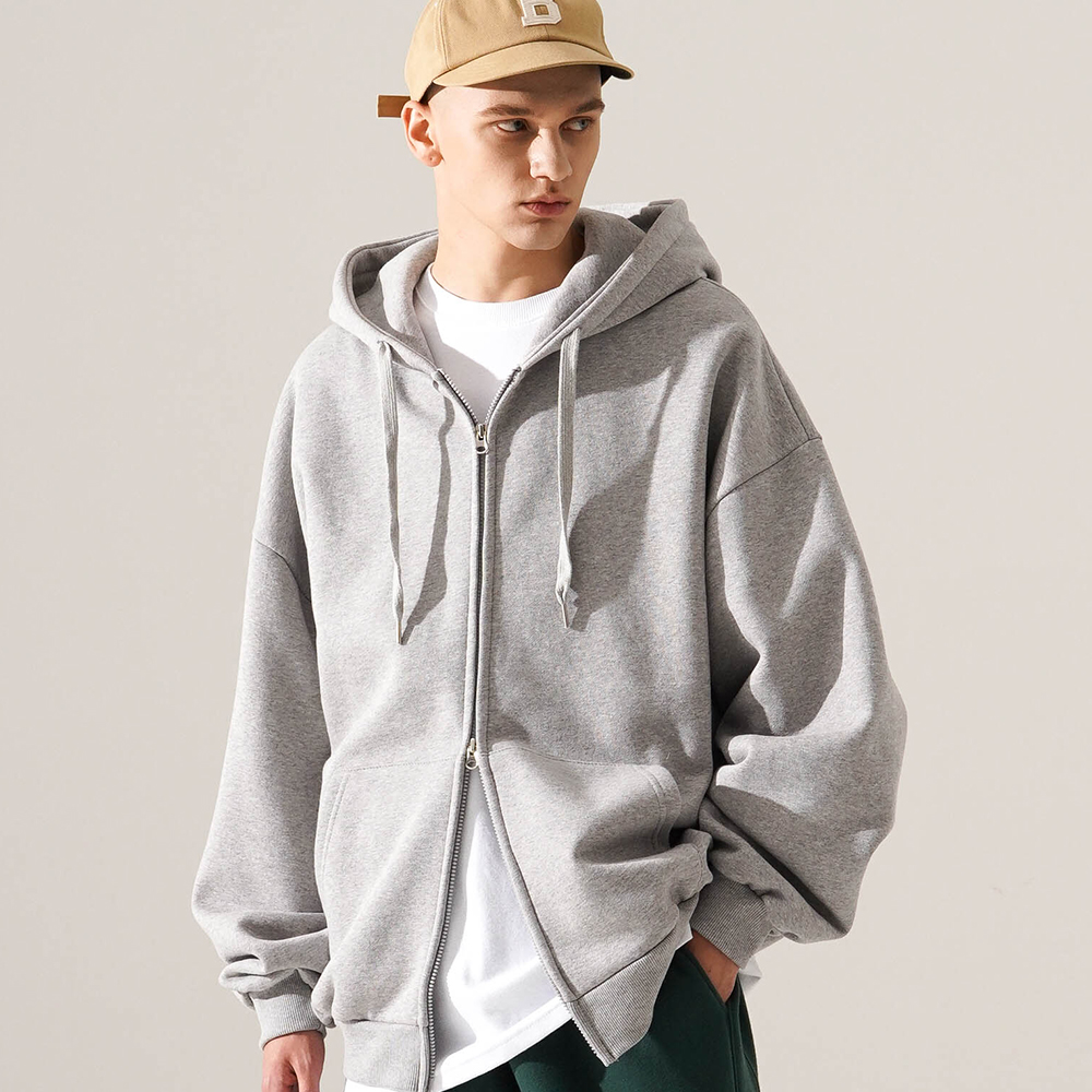 <font color="007cd8">[Delivery on 3/28]</font> [TWN] Victory Balloon Zip up Gray TWHD3412